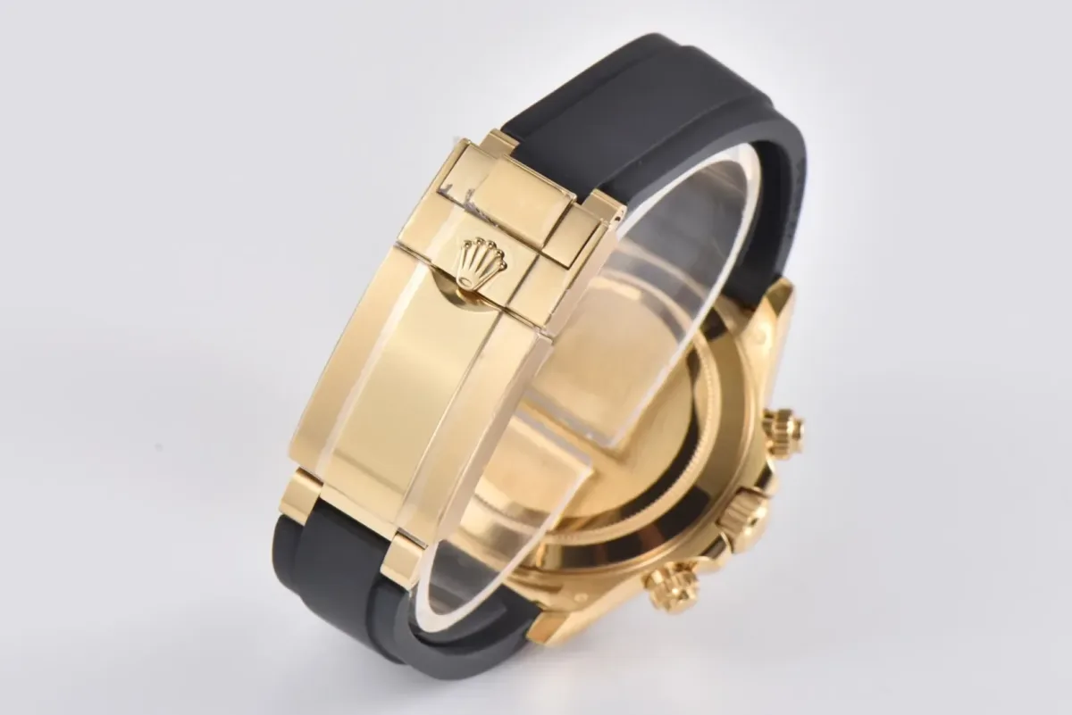 VS Factory Rolex Daytona 116518 - Gold with Rubber Strap