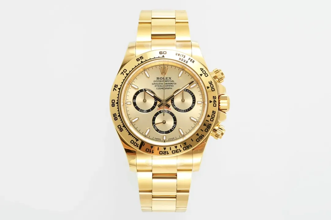 Rolex Daytona 60th Anniversary Edition - Gold Chronograph Watch with Ceramic Bezel and Superior Craftsmanship