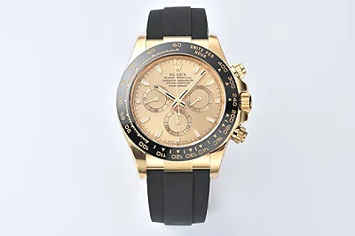 Rolex Daytona 116518 Champagne Dial - Full Gold with Black Rubber Strap