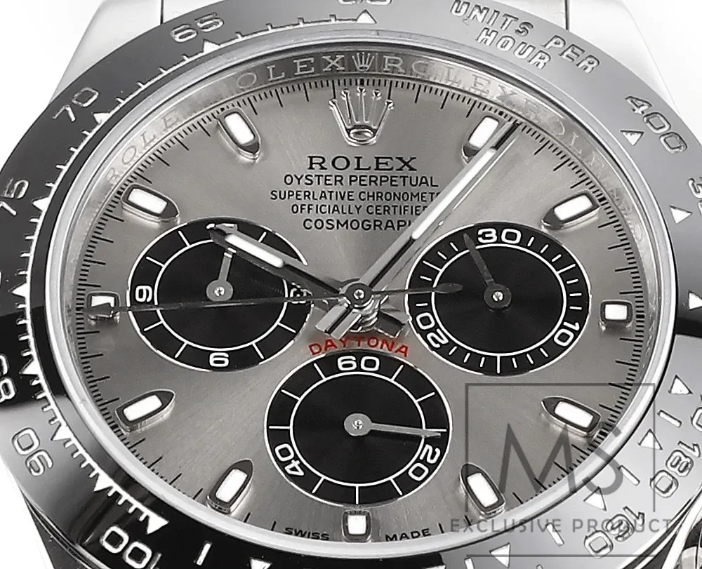 VS Factory Rolex Daytona 4130 - Black Rubber Strap, Panda Dial, Ultra-Thin Case by VSF Watches Official Store