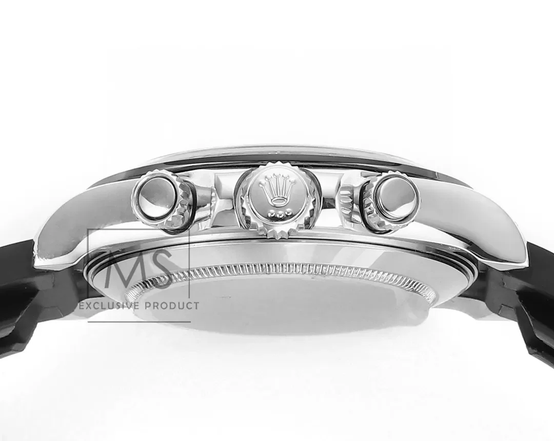 VS Factory Rolex Daytona 4130 - Black Rubber Strap, Panda Dial, Ultra-Thin Case by VSF Watches Official Store