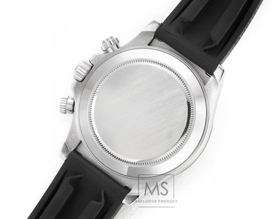 VS Factory Rolex Daytona 4130 - Black Rubber Strap, Panda Dial, Ultra-Thin Case by VSF Watches Official Store