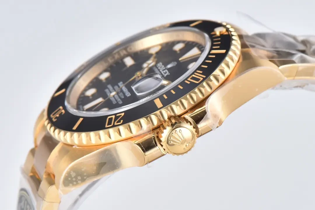 VS Factory Rolex Submariner 40mm 116618 Series - Black Dial, Gold Stainless Steel, Diver Collection
