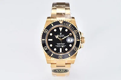 VS Factory Rolex Submariner 40mm 116618 Series - Black Dial, Gold Stainless Steel, Diver Collection