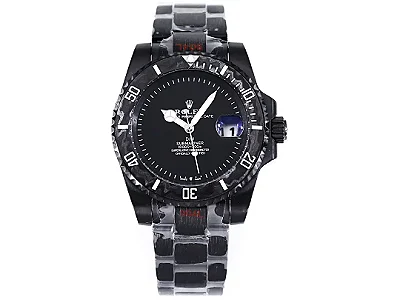 VS Factory Rolex Submariner PARAKEET - Black Custom Carbon Fiber Bezel, Gradient Green Dial Timepieces