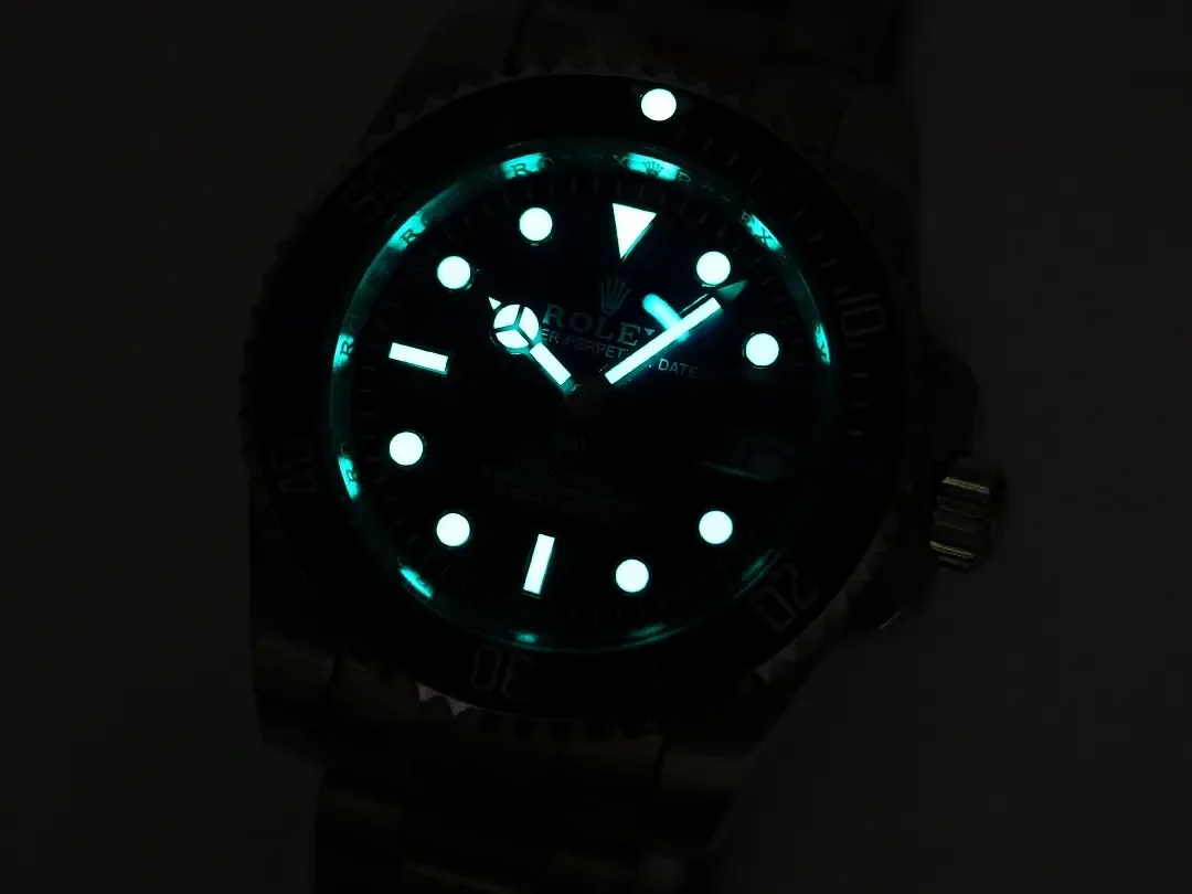 Rolex Submariner PARAKEET - Custom Blue Gradient Dial, Carbon Fiber Bezel, Stainless Steel Luxury Watch by VSF Watches