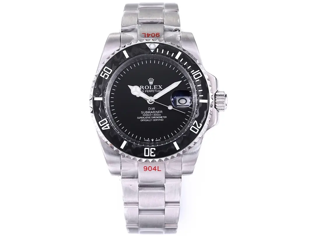 Rolex Submariner PARAKEET - Custom Black Gradient Green Dial, Carbon Fiber Bezel, Stainless Steel Luxury Watch by VSF Watches