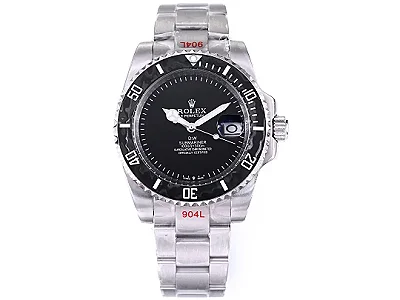 Rolex Submariner PARAKEET - Custom Black Gradient Green Dial, Carbon Fiber Bezel, Stainless Steel Luxury Watch by VSF Watches