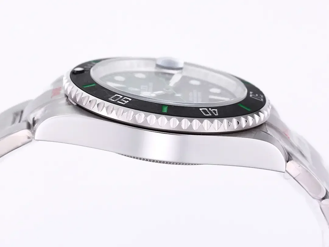 Rolex Submariner PARAKEET - Custom Green Gradient Dial, Stainless Steel Luxury Watch by VSF Watches