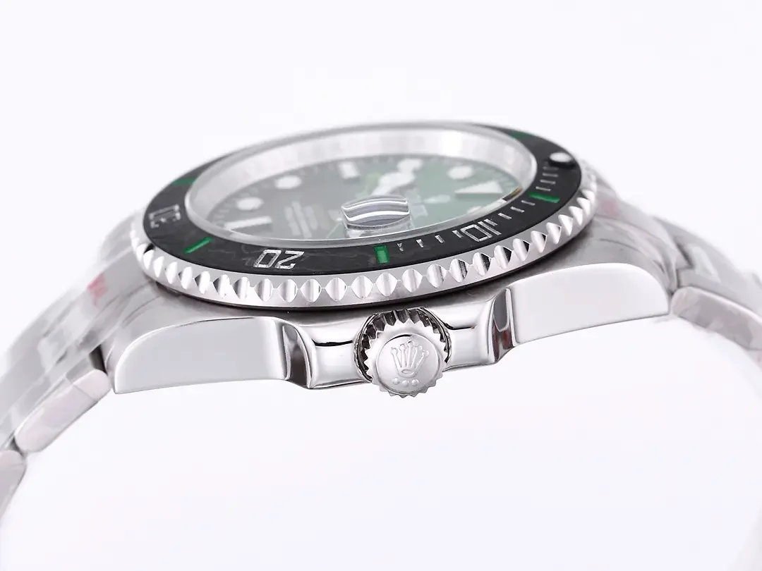 Rolex Submariner PARAKEET - Custom Green Gradient Dial, Stainless Steel Luxury Watch by VSF Watches