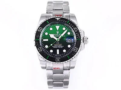 Rolex Submariner PARAKEET - Custom Green Gradient Dial, Stainless Steel Luxury Watch by VSF Watches