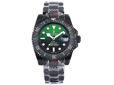 VS Factory Rolex Submariner PARAKEET - Custom Black Carbon Fiber Bezel, Gradient Green Dial, 904L Steel by VSF Watches Official Store