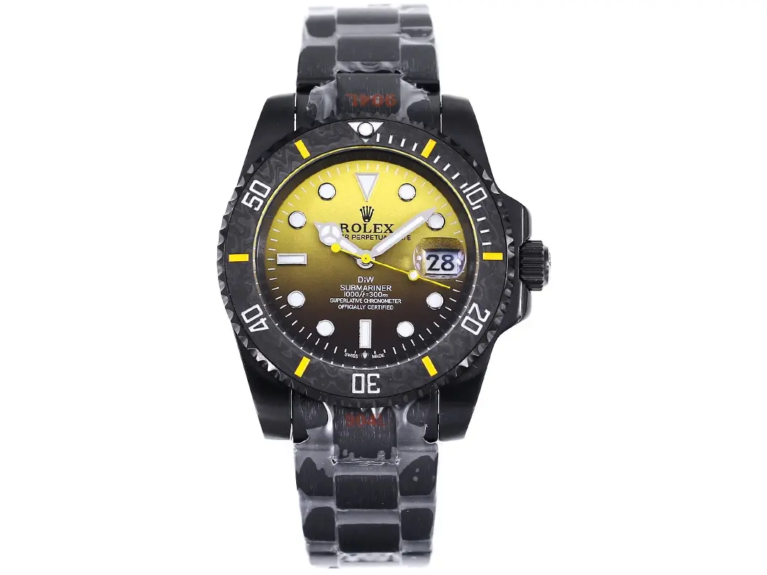 VS Factory Rolex Submariner PARAKEET - Custom Gradient Green Dial, Black Carbon Fiber Bezel, 904L Stainless Steel VSF Luxury Watch by VSF Watches