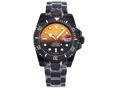 VS Factory Rolex Submariner PARAKEET - Custom Gradient Green Dial, Black Carbon Fiber Bezel, 904L Steel VSF Luxury Watch from VSF Watches