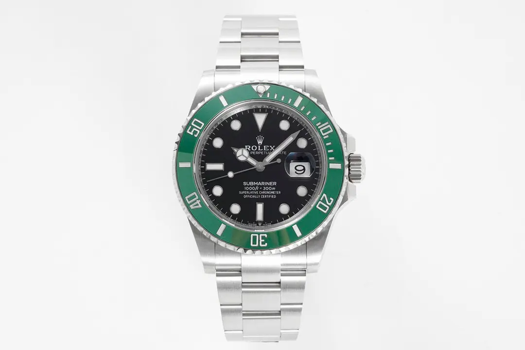 VS Factory Rolex Submariner 41MM Green Bezel Black Dial Stainless Steel Luxury Watch - Premium Timepiece