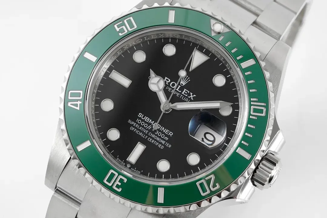 VS Factory Rolex Submariner 41MM Green Bezel Black Dial Stainless Steel Luxury Watch - Premium Timepiece