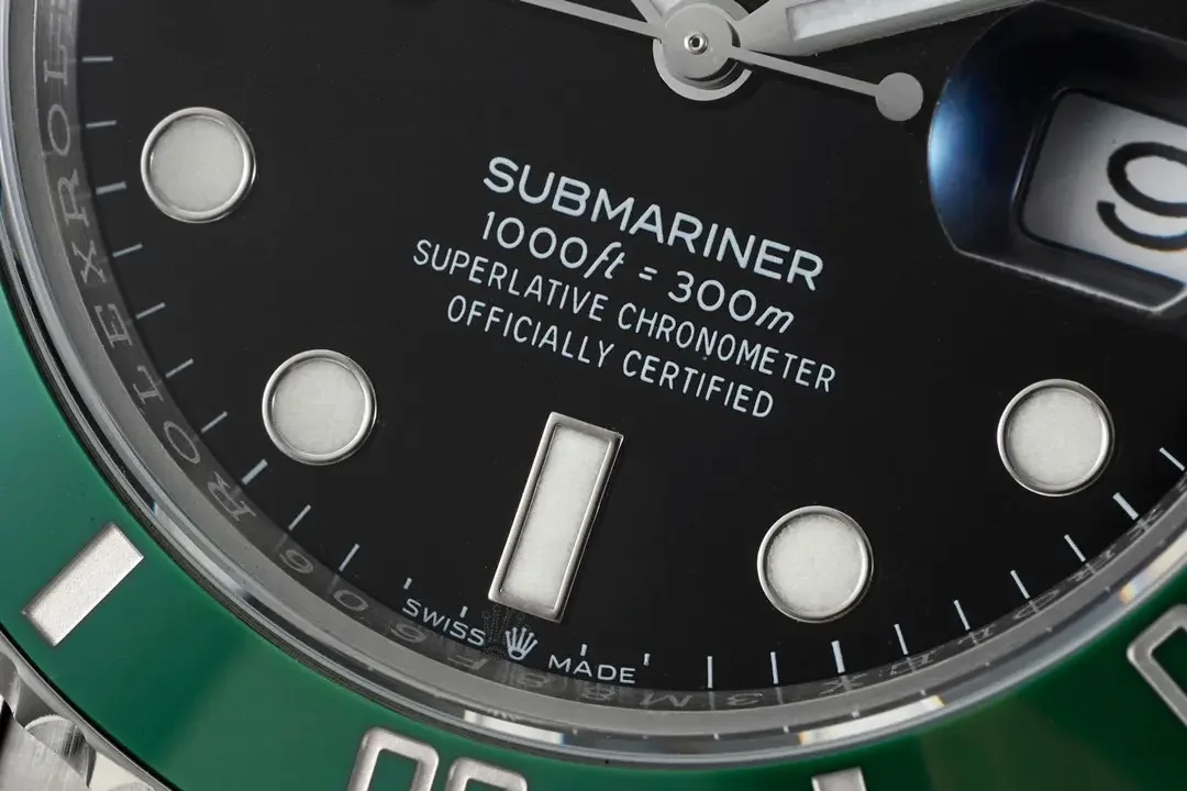 VS Factory Rolex Submariner 41MM Green Bezel Black Dial Stainless Steel Luxury Watch - Premium Timepiece