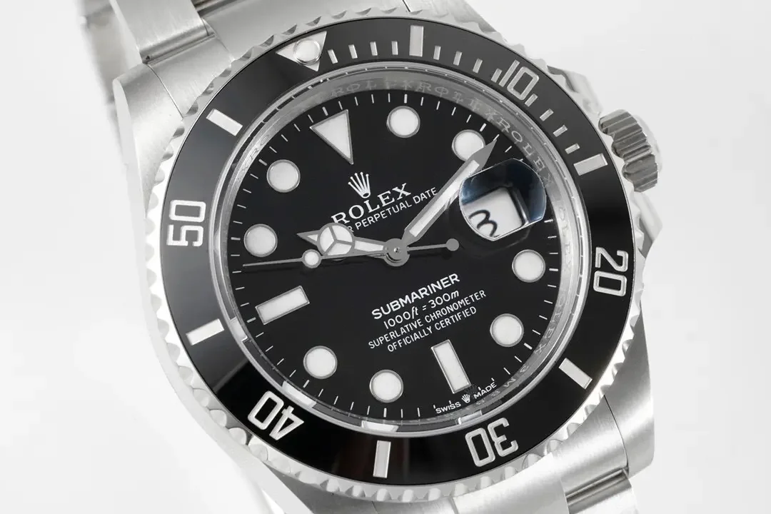 VS Factory Rolex Submariner 41mm Black Dial Stainless Steel Watch - Premium Diver's Timepiece