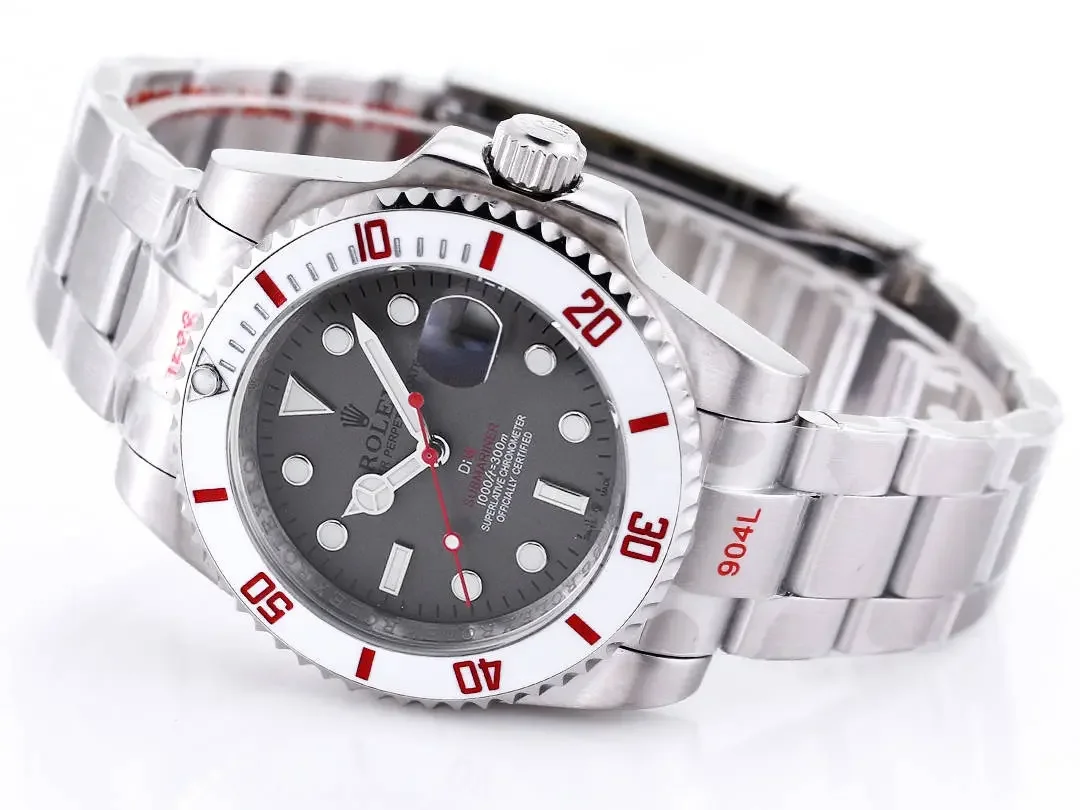Rolex Submariner PARAKEET - Custom Gradient Green Dial, Carbon Fiber Bezel, Stainless Steel Luxury Watch
