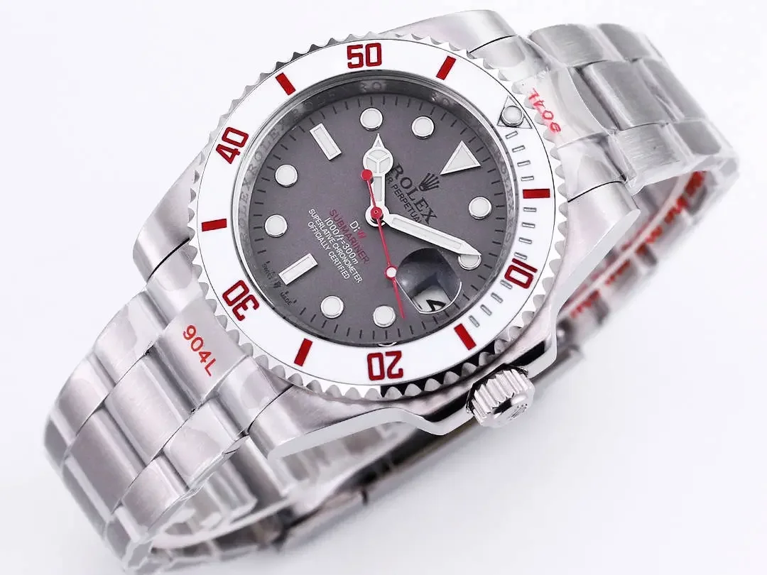 Rolex Submariner PARAKEET - Custom Gradient Green Dial, Carbon Fiber Bezel, Stainless Steel Luxury Watch