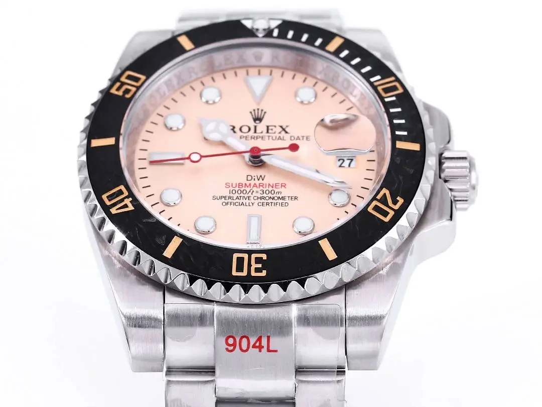 Rolex Submariner PARAKEET - Custom Gradient Green Dial, Carbon Fiber Bezel, 904L Stainless Steel Luxury Watch