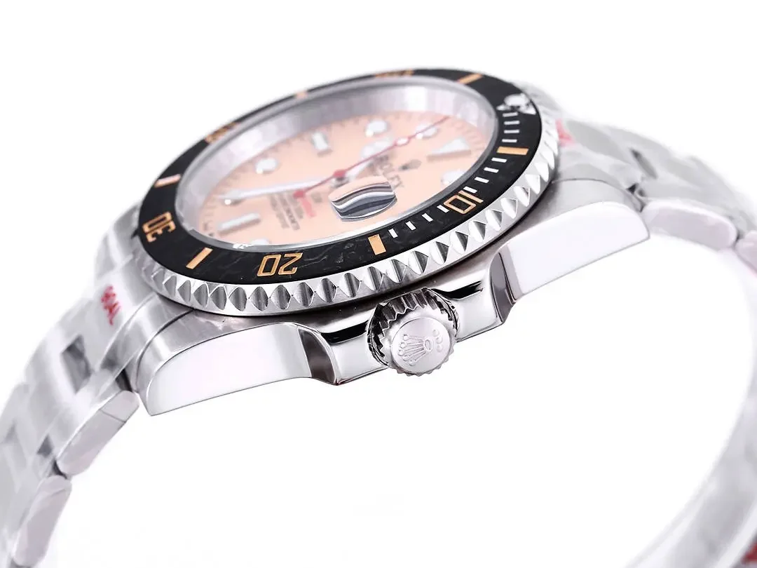 Rolex Submariner PARAKEET - Custom Gradient Green Dial, Carbon Fiber Bezel, 904L Stainless Steel Luxury Watch