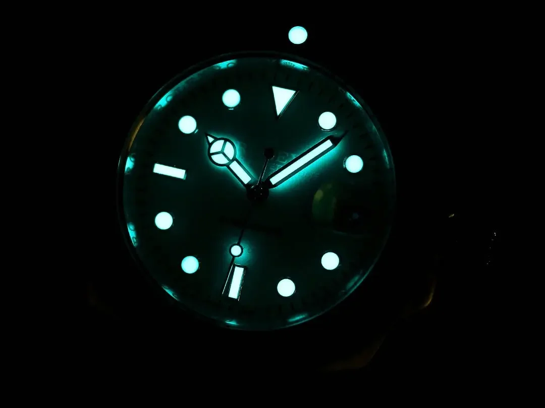 VS Factory Rolex Submariner PARAKEET Custom Watch - Gradient Green Dial, Carbon Fiber Bezel, Stainless Steel