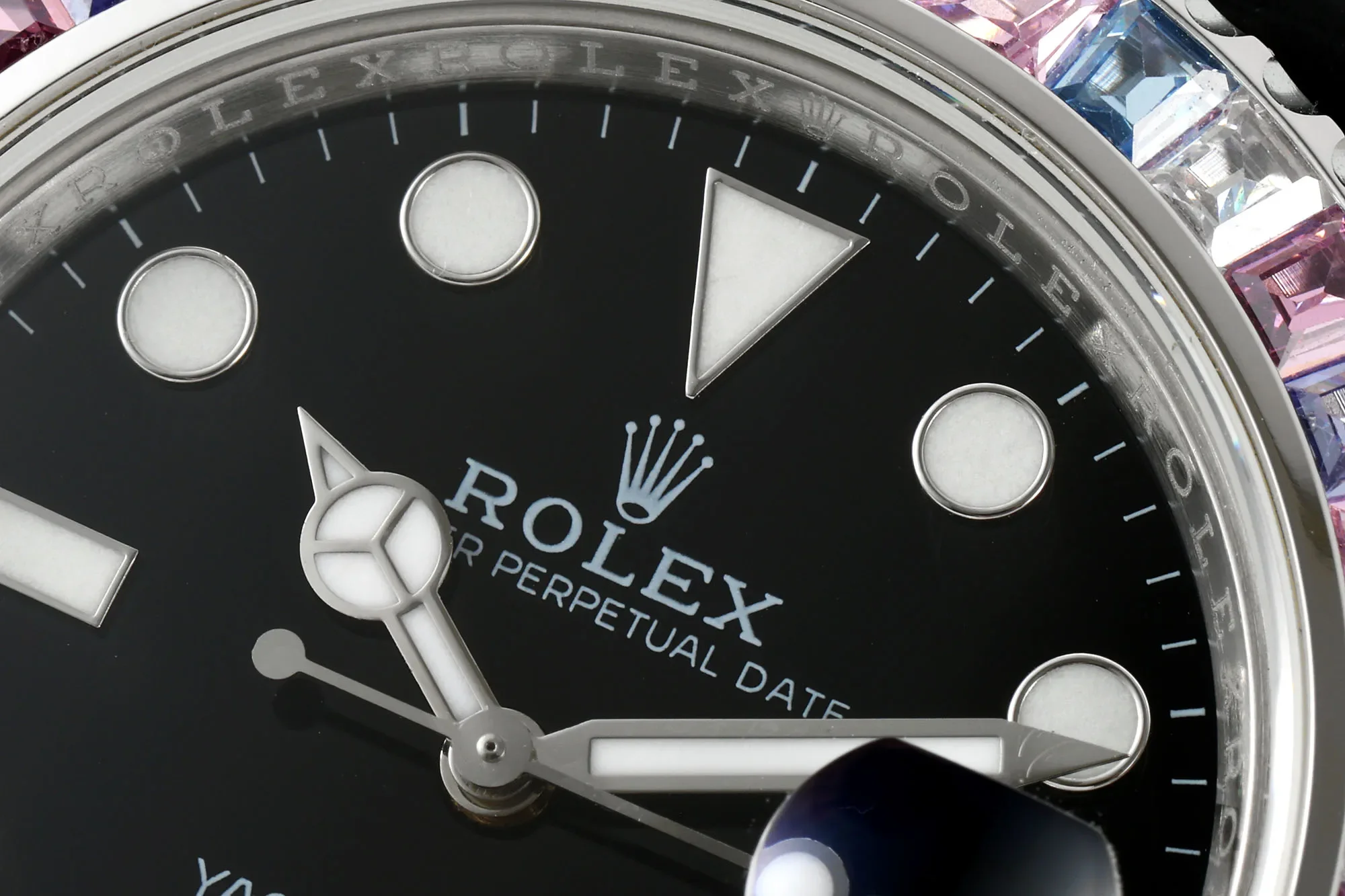 Rolex Yacht-Master "Heavy Edition" - Black Dial with Rainbow Bezel, Rubber Strap &amp; Premium Quality Craftsmanship
