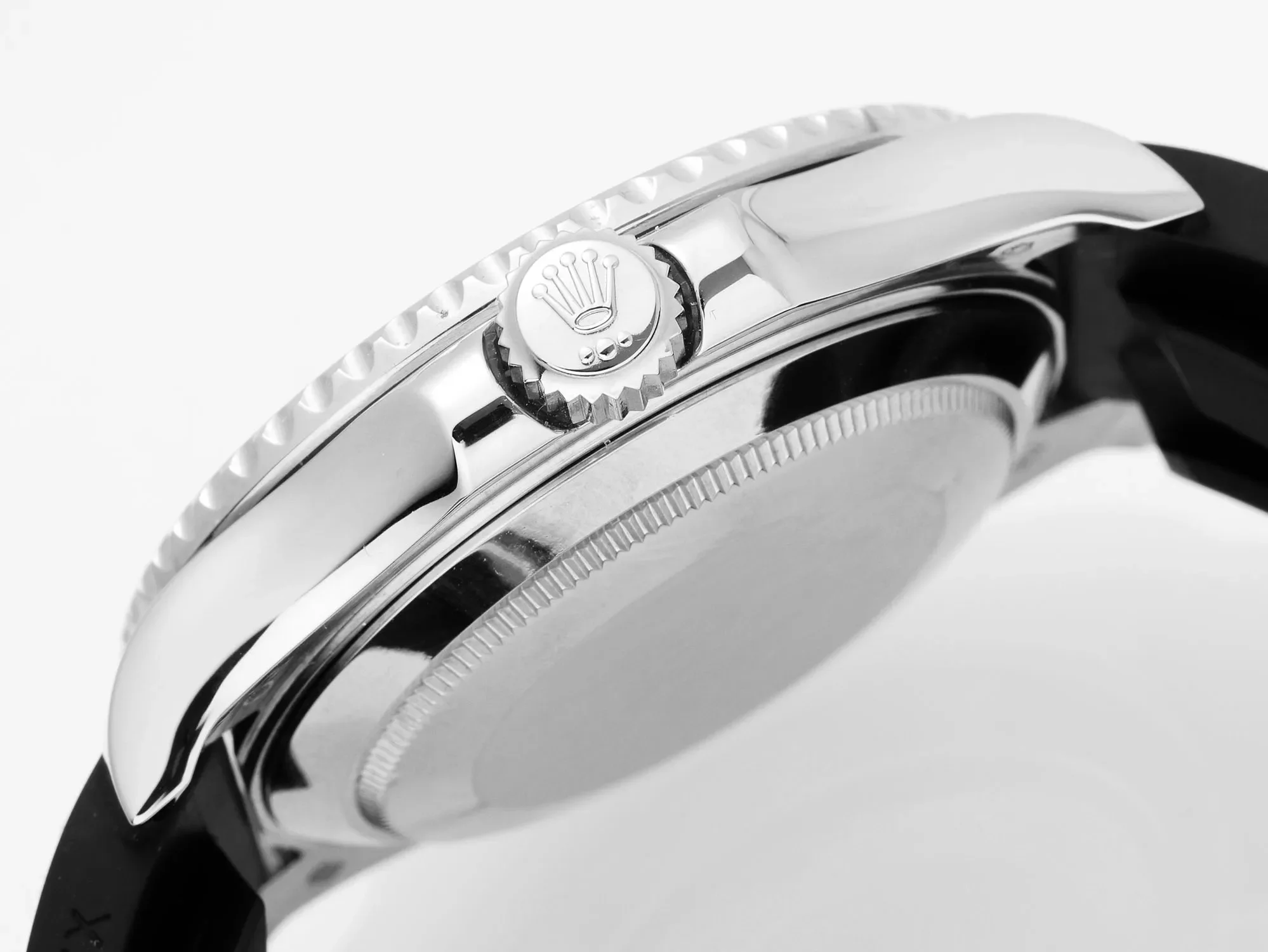 Rolex Yacht-Master "Heavy Edition" - Black Dial with Rainbow Bezel, Rubber Strap &amp; Premium Quality Craftsmanship