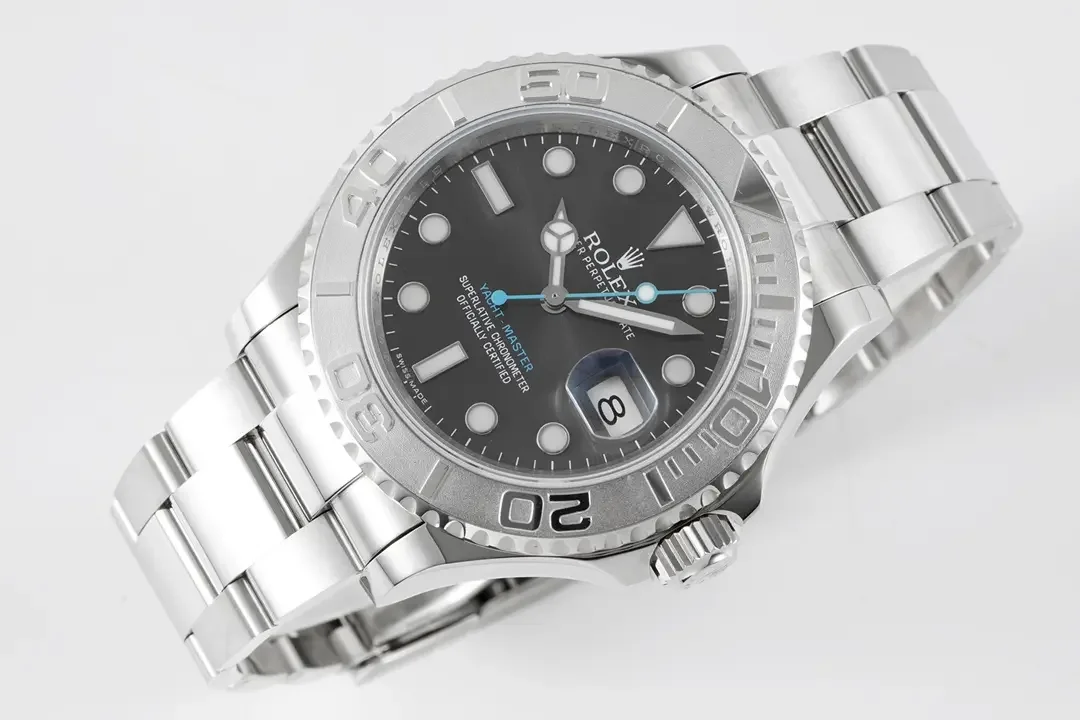 Rolex Yacht-Master 40mm Stainless Steel Watch with Black Dial and Oyster Bracelet - Premium Timepieces