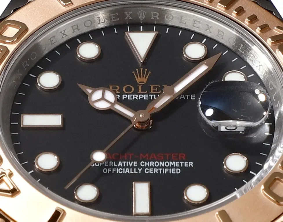 VS Factory Rolex Yacht-Master  42mm Two-Tone Stainless Steel &amp; 18k Everose Gold with Black Dial Automatic Luxury Watch