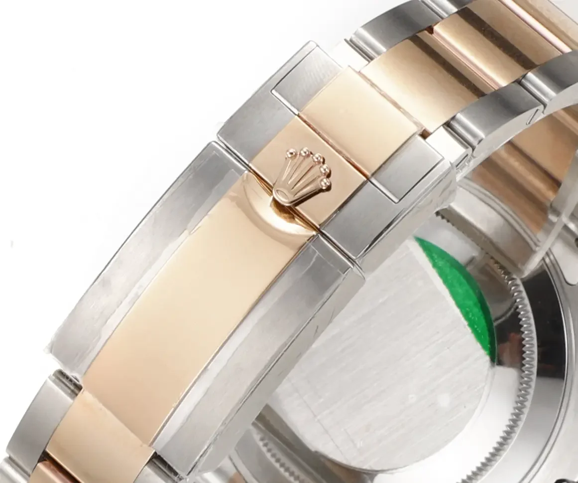 VS Factory Rolex Yacht-Master  42mm Two-Tone Stainless Steel &amp; 18k Everose Gold with Black Dial Automatic Luxury Watch