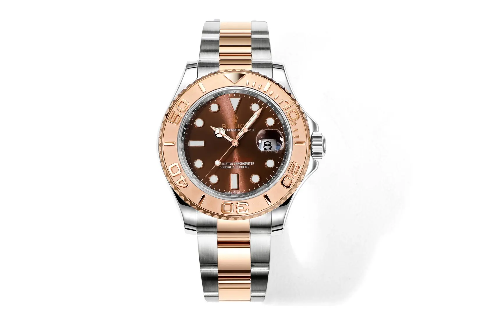 Rolex Yacht-Master 42 Rose Gold &amp; Stainless Steel Brown Dial VSF Luxury Watch Collection from VSF Watches