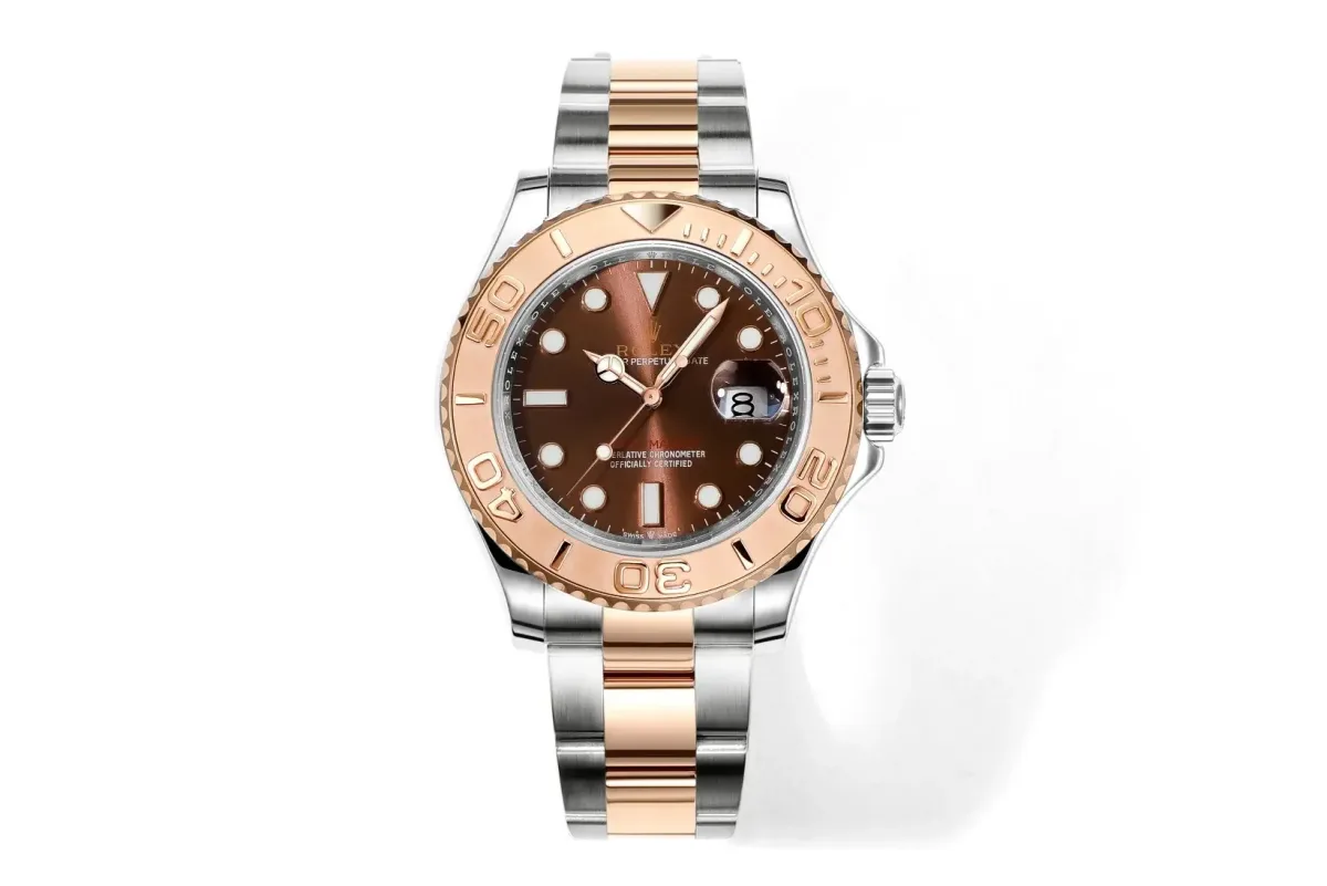 Rolex Yacht-Master 42 Rose Gold &amp; Stainless Steel Brown Dial VSF Luxury Watch Collection from VSF Watches