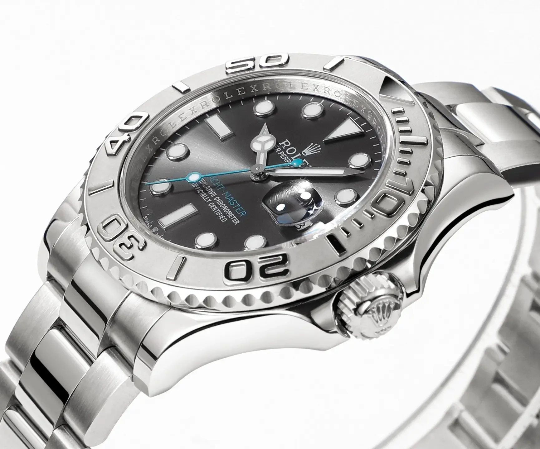 Rolex Yacht-Master  42 Stainless Steel Watch with Black Dial - Classic Elegant Watches Collection