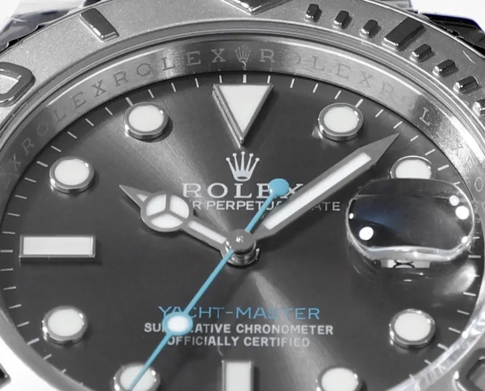 Rolex Yacht-Master  42 Stainless Steel Watch with Black Dial - Classic Elegant Watches Collection