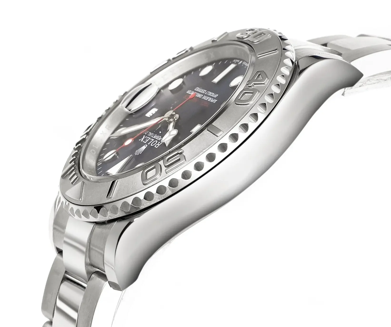 Rolex Yacht-Master  42 Stainless Steel Watch with Black Dial - Classic Elegant Watches Collection