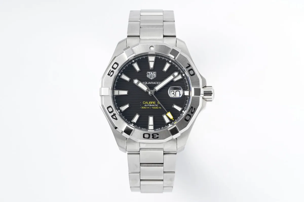 XF Factory TAG Heuer Super Autavia Series Watch - Silver Stainless Steel, Black Dial, Formal &amp; Casual Style, 100m Waterproof, SW200 Movement, Premium Replica Edition