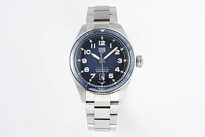 XF Factory TAG Heuer Series Watch - Blue Dial, Stainless Steel, Automatic Movement, Formal &amp; Casual Style, Super Clone Replica Edition