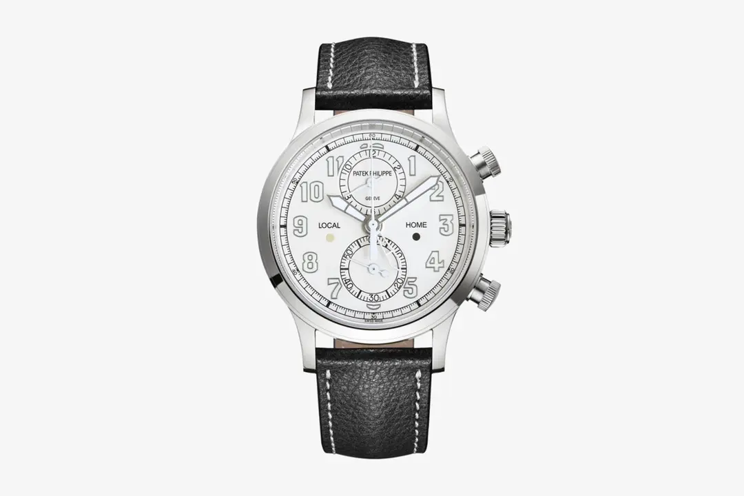 R8 Factory Patek Philippe 5924G White Dial Leather Strap Super Clone Replica Watch