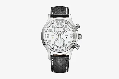 TWA Factory Patek Philippe 5924G White Dial Leather Strap Super Clone Replica Watch