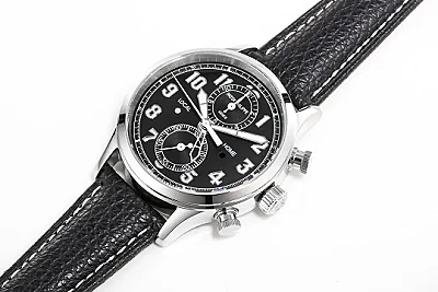 MP Factory Patek Philippe Complications 5924G Black Leather Super Clone Replica Watch