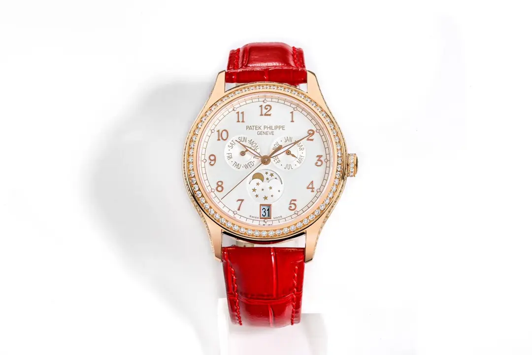 TWA Factory Patek Philippe Complications 4947R Rose Gold Red Leather Super Clone Replica Watch