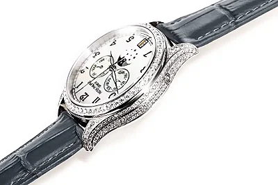 R8 Factory Patek Philippe Complications 4947R White Dial Leather Super Clone Replica Watch - Premium Replica Watches