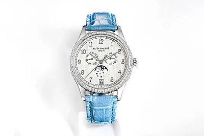 ZF Factory Patek Philippe Complications 4947R Blue Leather Super Clone Replica Watch - Premium Replica Watches