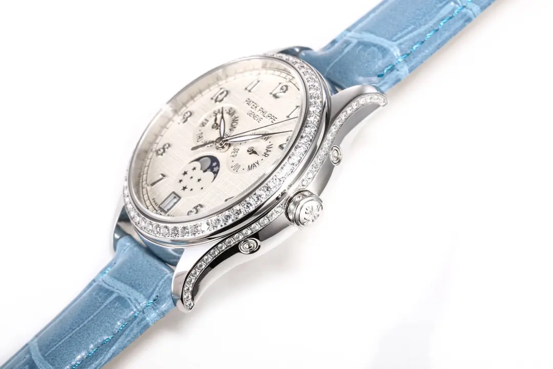 MP Factory Patek Philippe Complications 4947R Blue Leather Super Clone Replica Watch - Premium Replica Watches