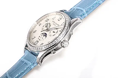 MP Factory Patek Philippe Complications 4947R Blue Leather Super Clone Replica Watch - Premium Replica Watches