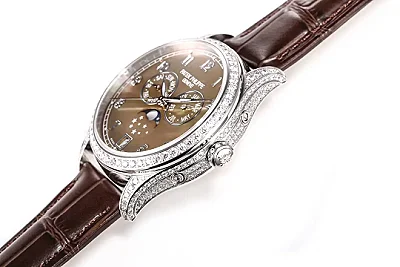 MP Factory Patek Philippe Complications 4947R Brown Leather Super Clone Replica Watch - Premium Super Clone Watches