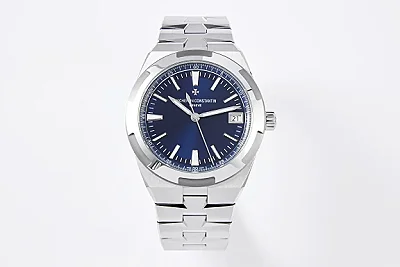 PPF Factory Vacheron Constantin Overseas 4500V Series - Blue Dial, Stainless Steel Super Clone Watch, Best Replica, 41mm
