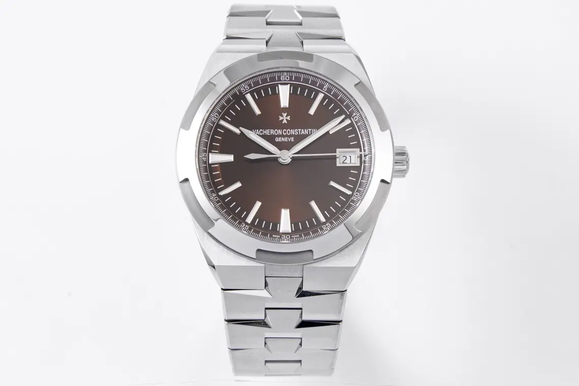 TWA Factory Vacheron Constantin Overseas 4500V Series - Brown Dial, Stainless Steel Bracelet, Luxury Automatic Super Clone Watch - Best Replica Quality